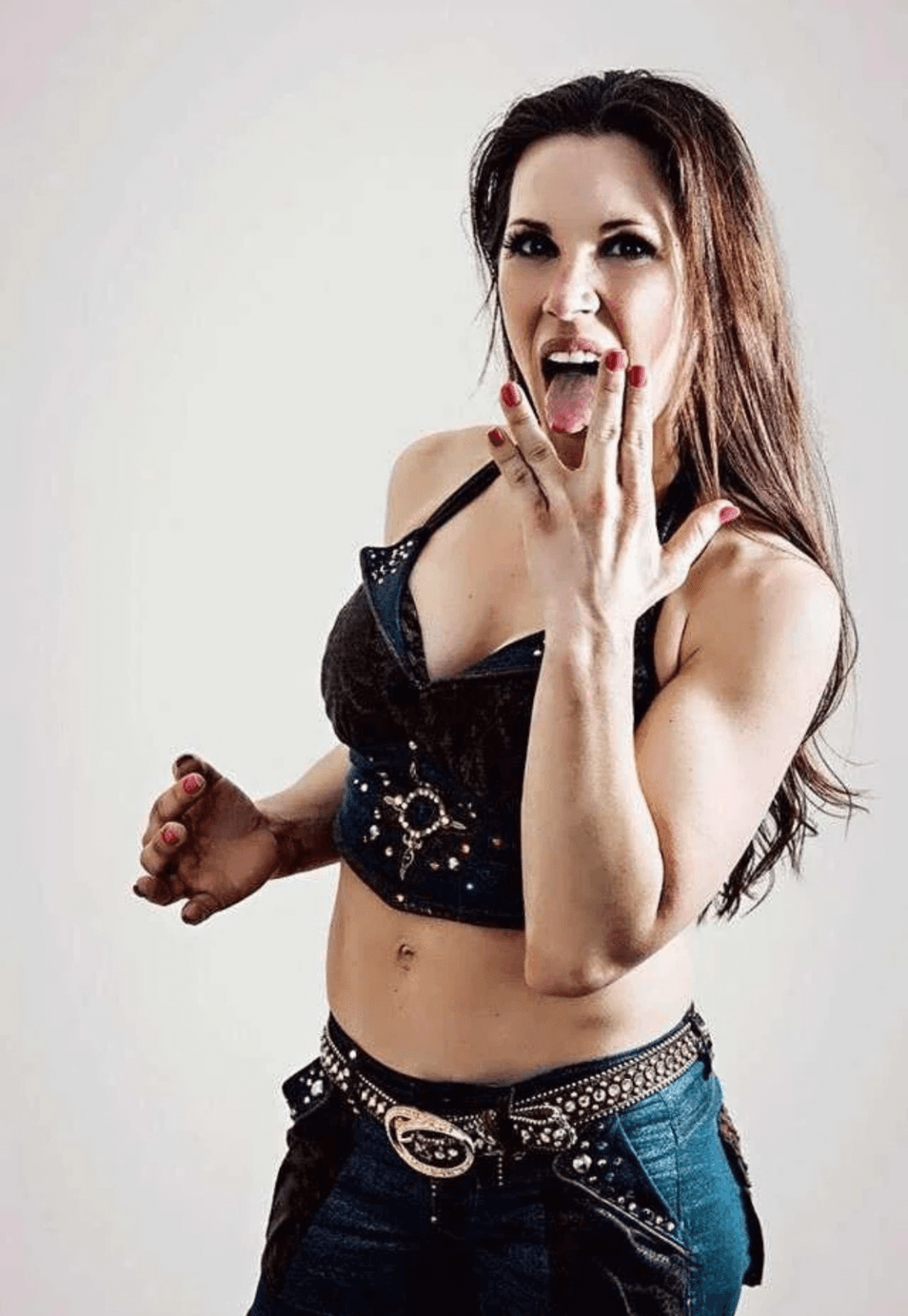 Click to view full size Mick1e James WWE womens Champion