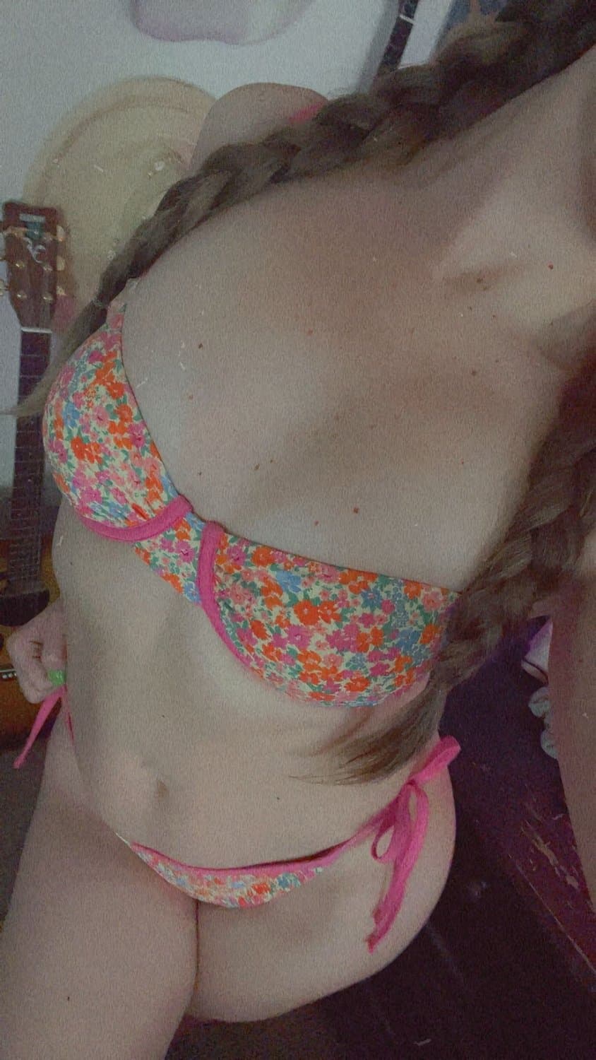 thick pawg in pigtails bikini pics tease ?