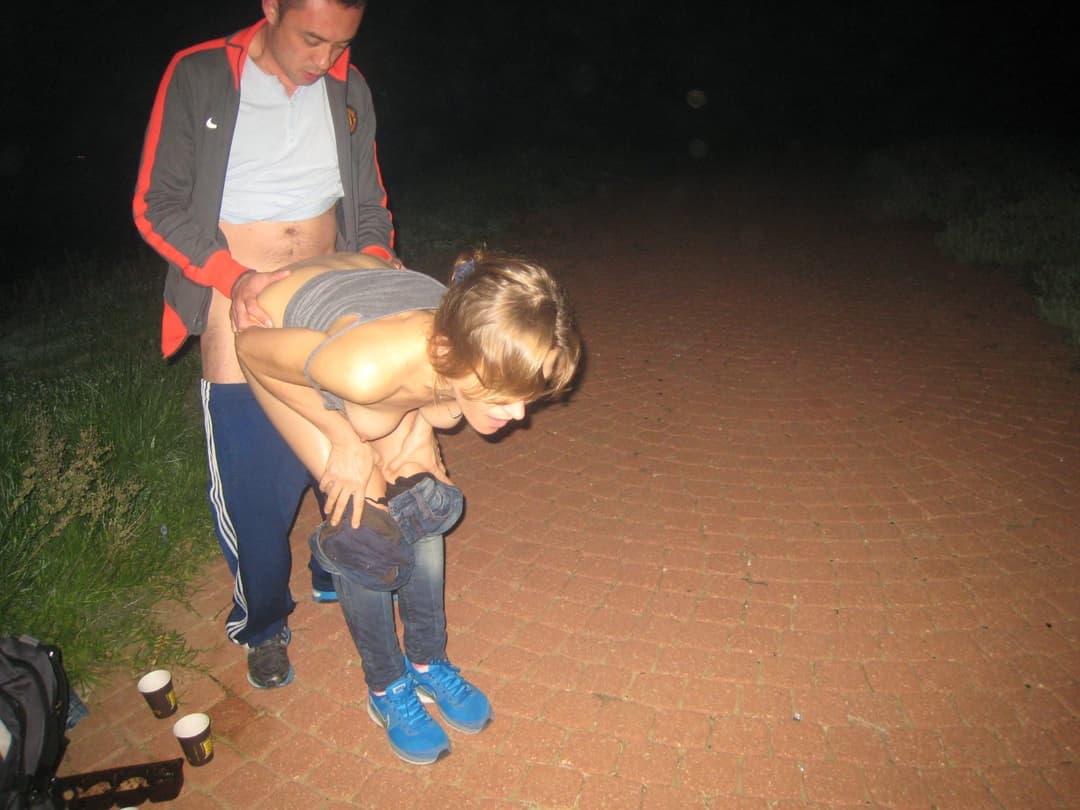 Irina Public and Outdoor Dogging Whore Wife 36