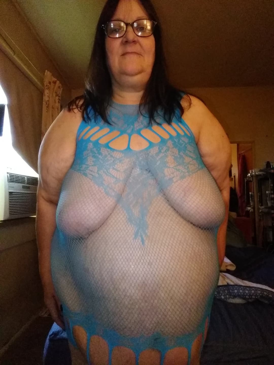 Amazing boobs on this bbw granny