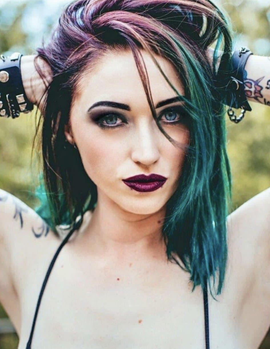 Click to view full size GA TikTok Goth Slut Pierced & Tatted LeAkEd