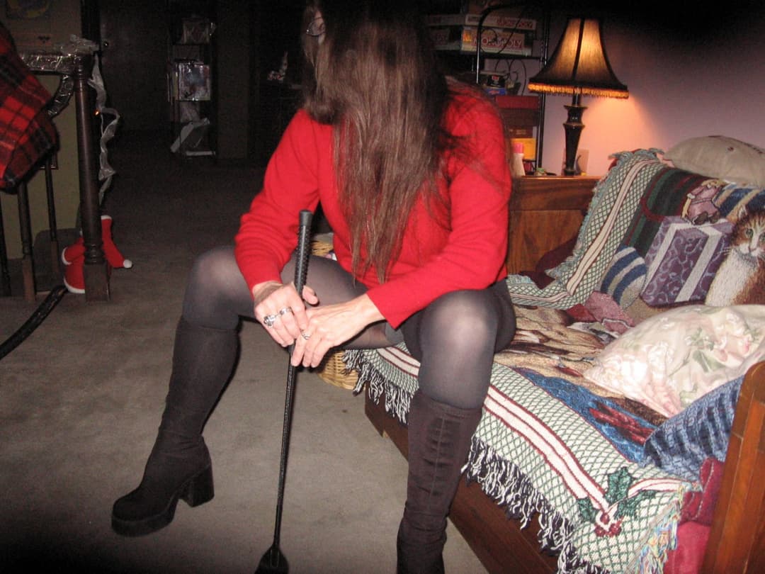 femdom gilf and her sissy xmas