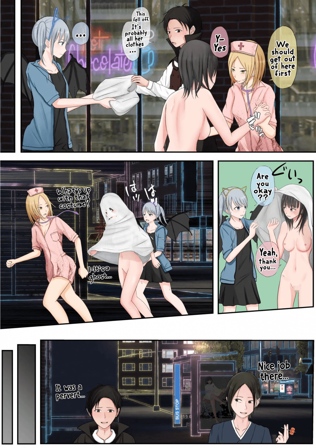 Halloween Roshutsu Shoujo _ Halloween Exhibitionist Girl non nude version