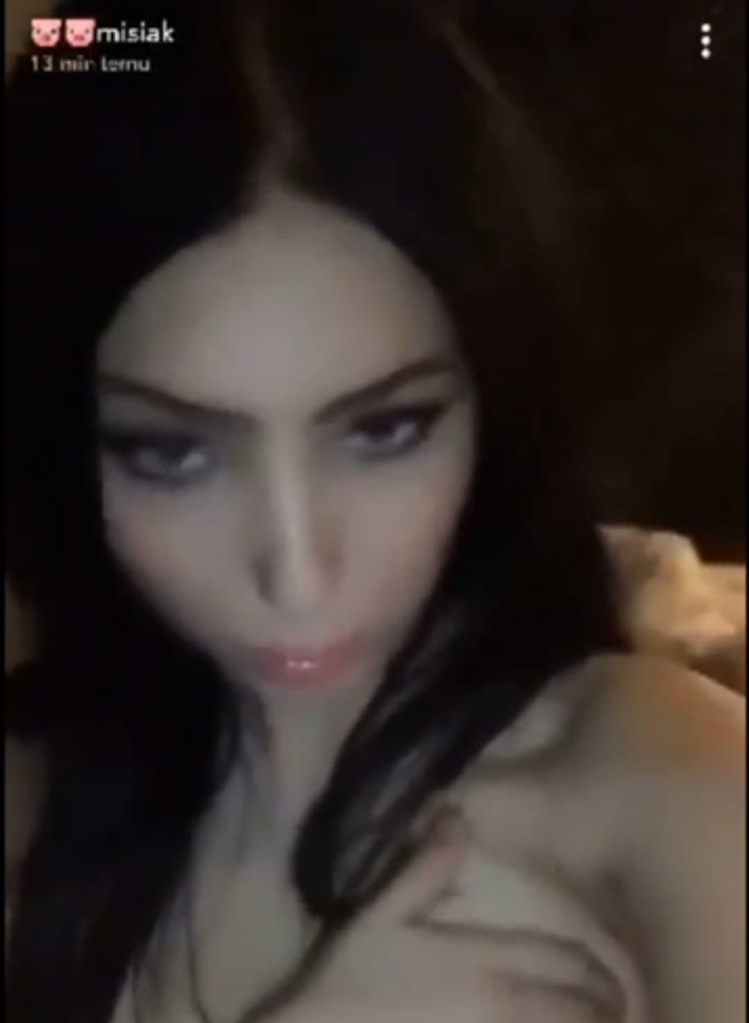 Snapchat whore touching herself