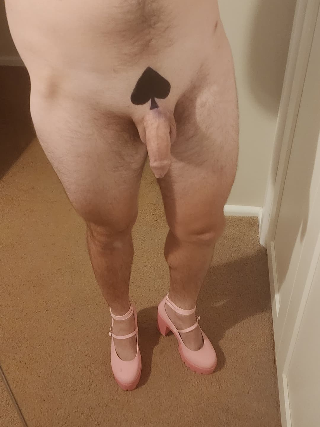 Sissy queen of spades body writing ♠️