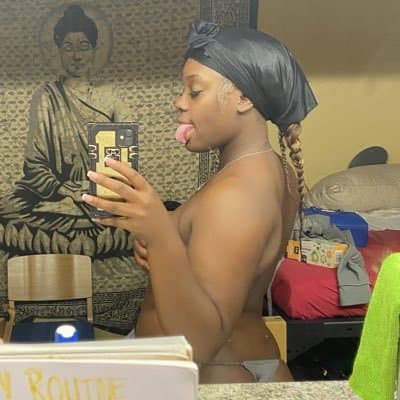 Young nasty black slut