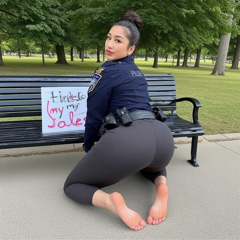 Asian officers want their fleshy soles messed with