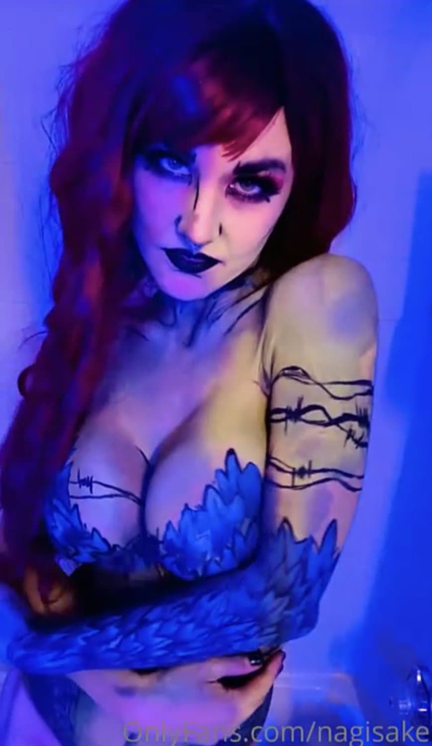 Poison ivy Bodypaint