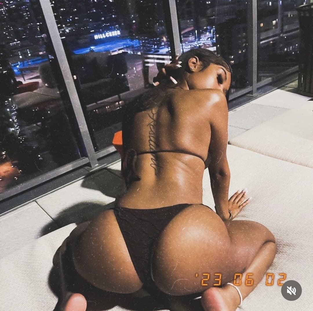 Thick ass 23 year old acting bad on her finsta