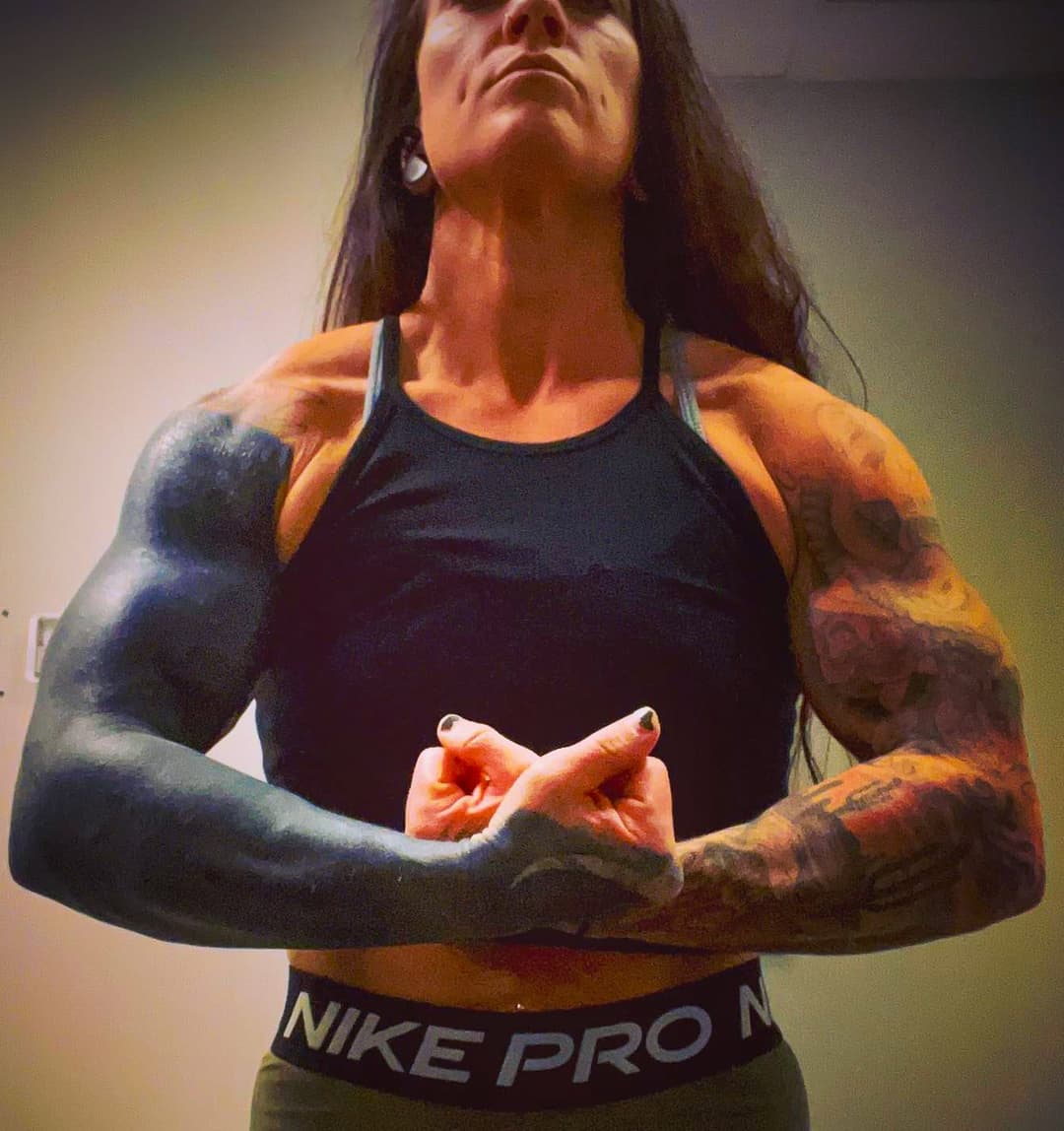 Inked Female Muscle BEAST