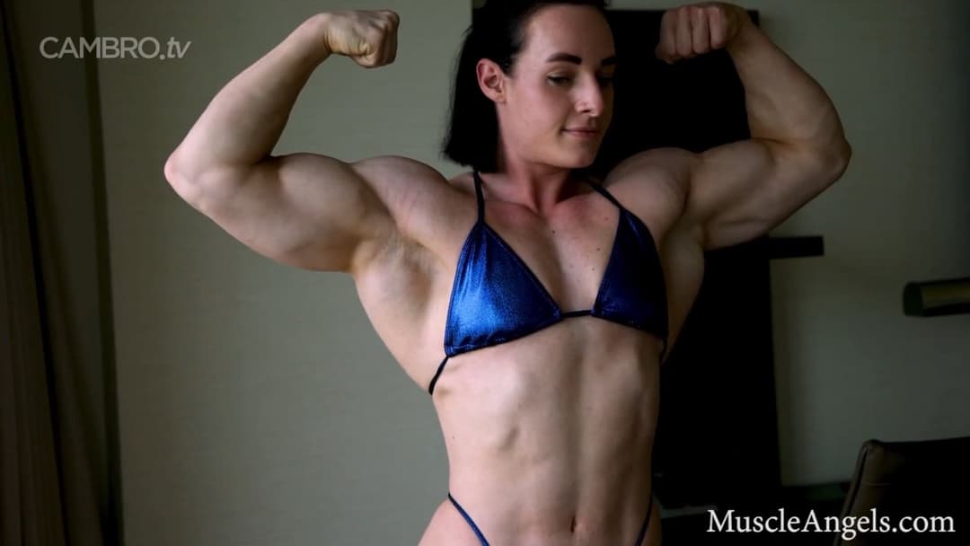 Mrs Kolly, no judge can watch her big muscles without ejaculating