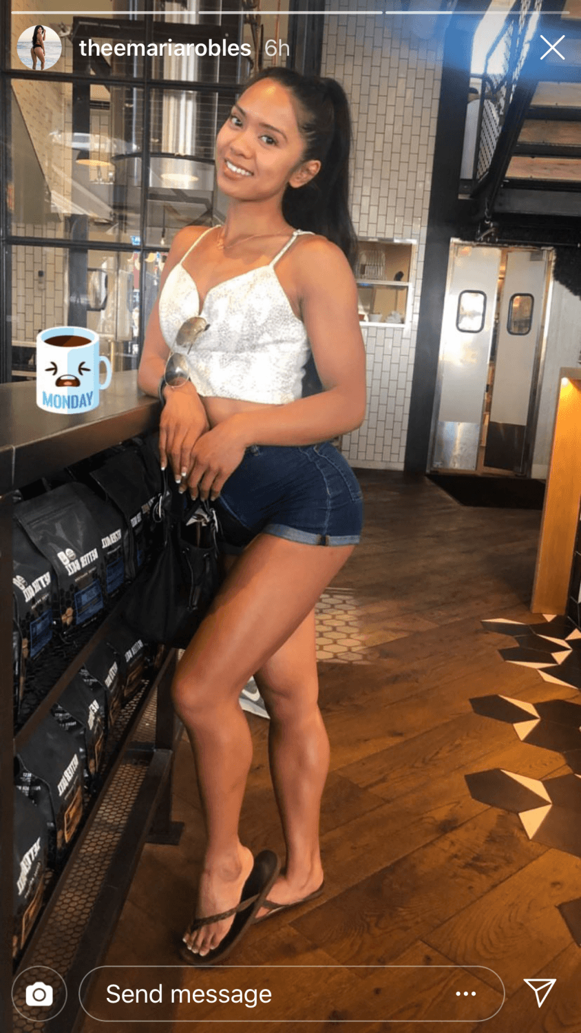 asian fitness model ass feet soles maria robles part two