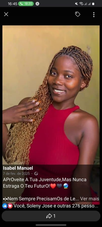 vazado da ISABEL Manuel