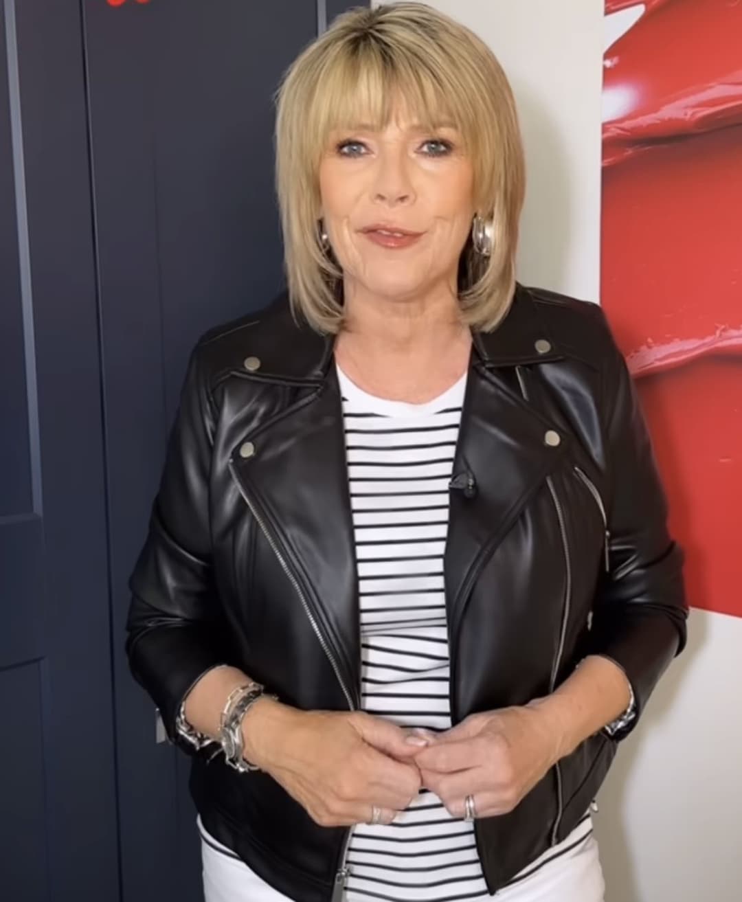 Ruth Langsford - Leather Jacket