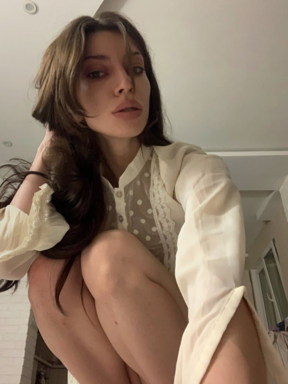 Click to view full size do you think i look like a doll in this cute lingerie?