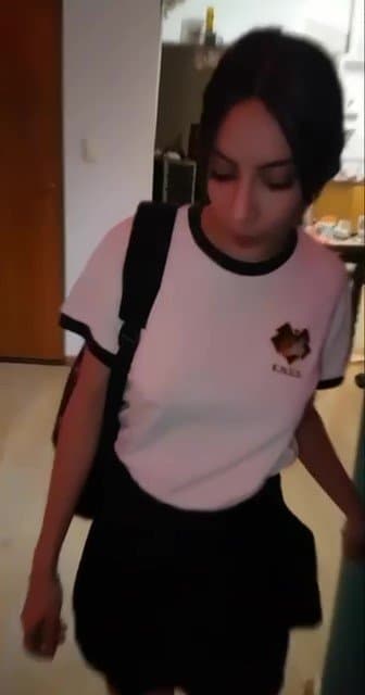 After her first day in college her step-dad gave her a reward