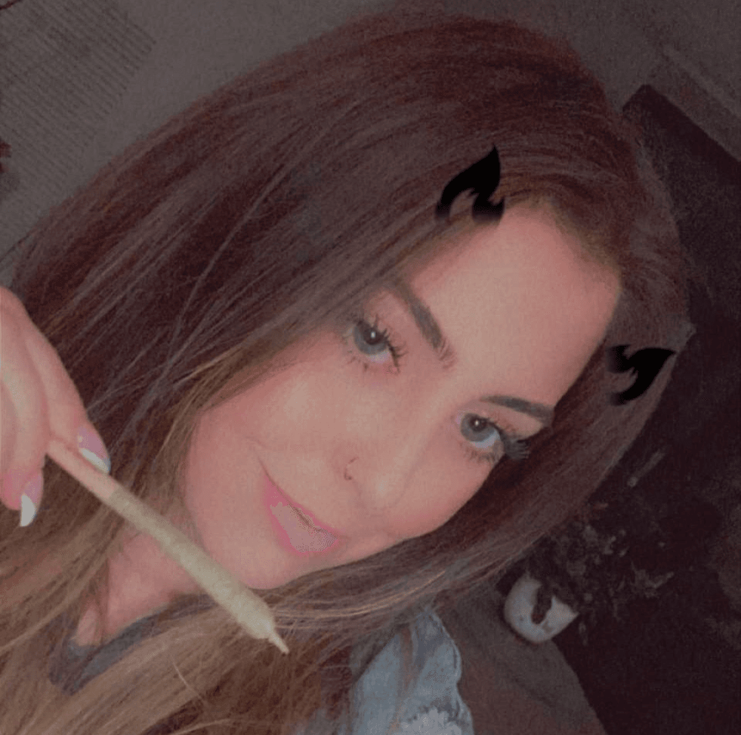 Click to view full size Poor little Kara. Telling her sad sob story of how she was taken advantage of in College. Dumb slut.