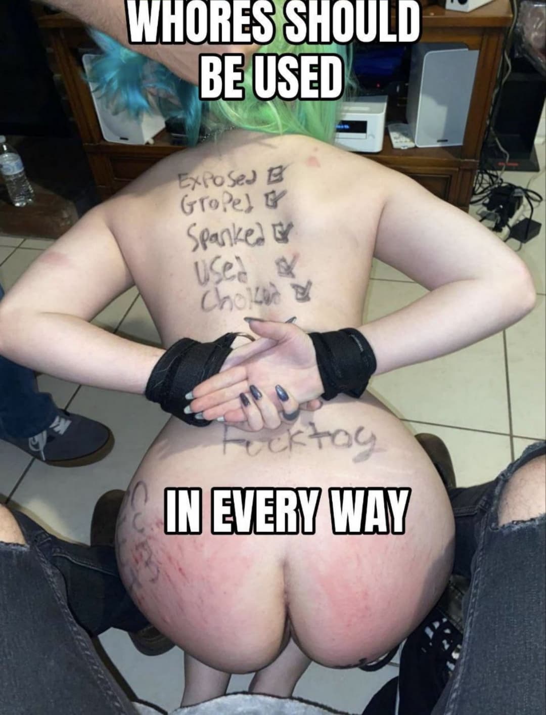 19y/o Bound & Railed By Older Men All Weekend