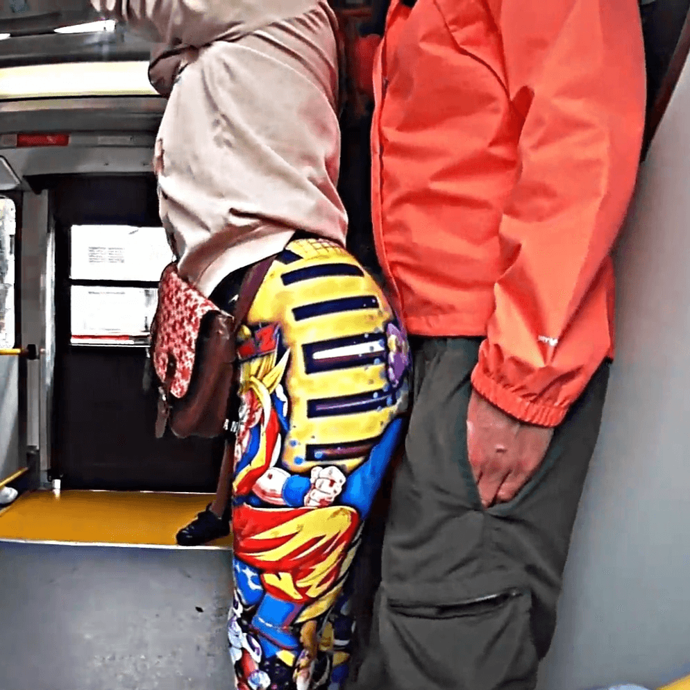 Woman Caught GRINDING That Ass on Subway  (Hidden Cam)