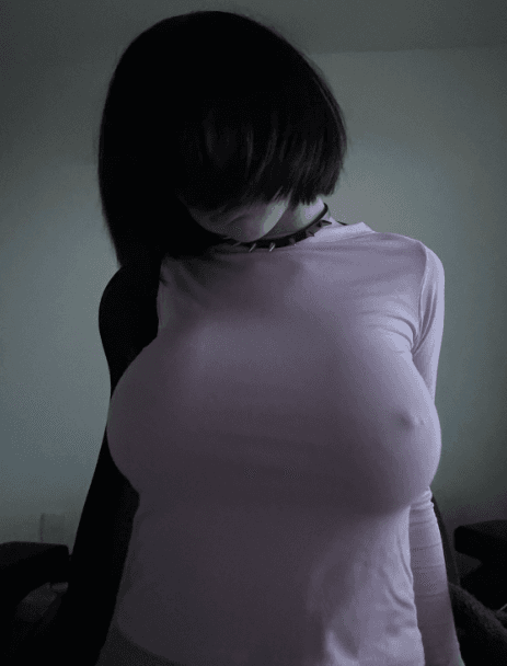 Click to view full size Asian goth have perfect body, perfect tits, busty emo begs for cum