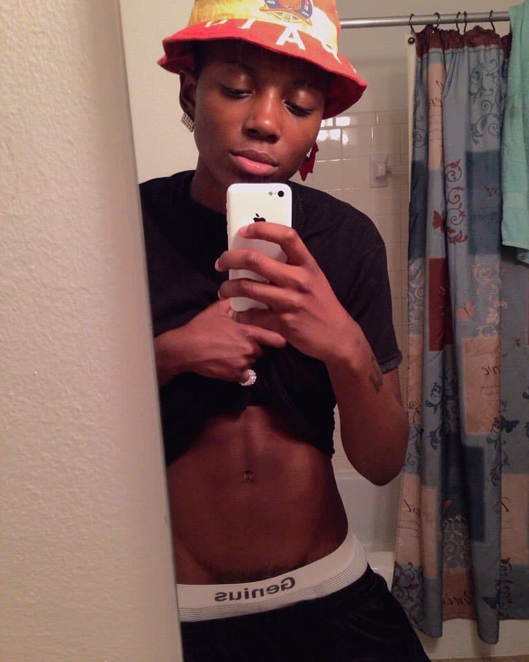 Black dyke stud ebony tomboy Tajee.