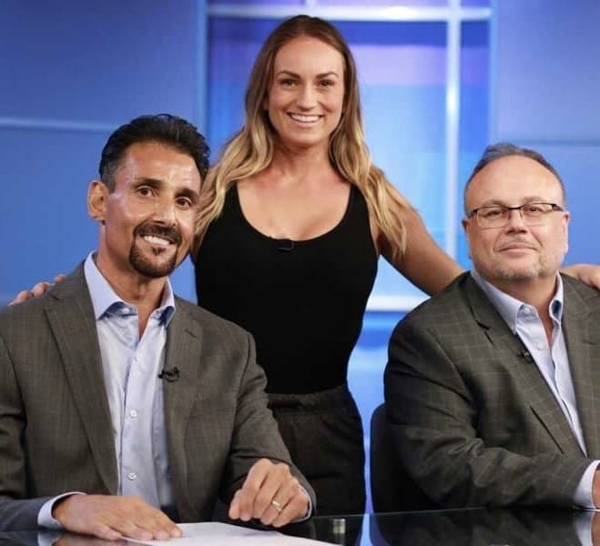 Barstool bimbo & former ESPN hottie proudly gets wet, wild, & topless at spring break