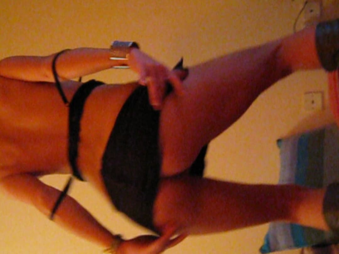 Horny teen blonde wife dancing hot