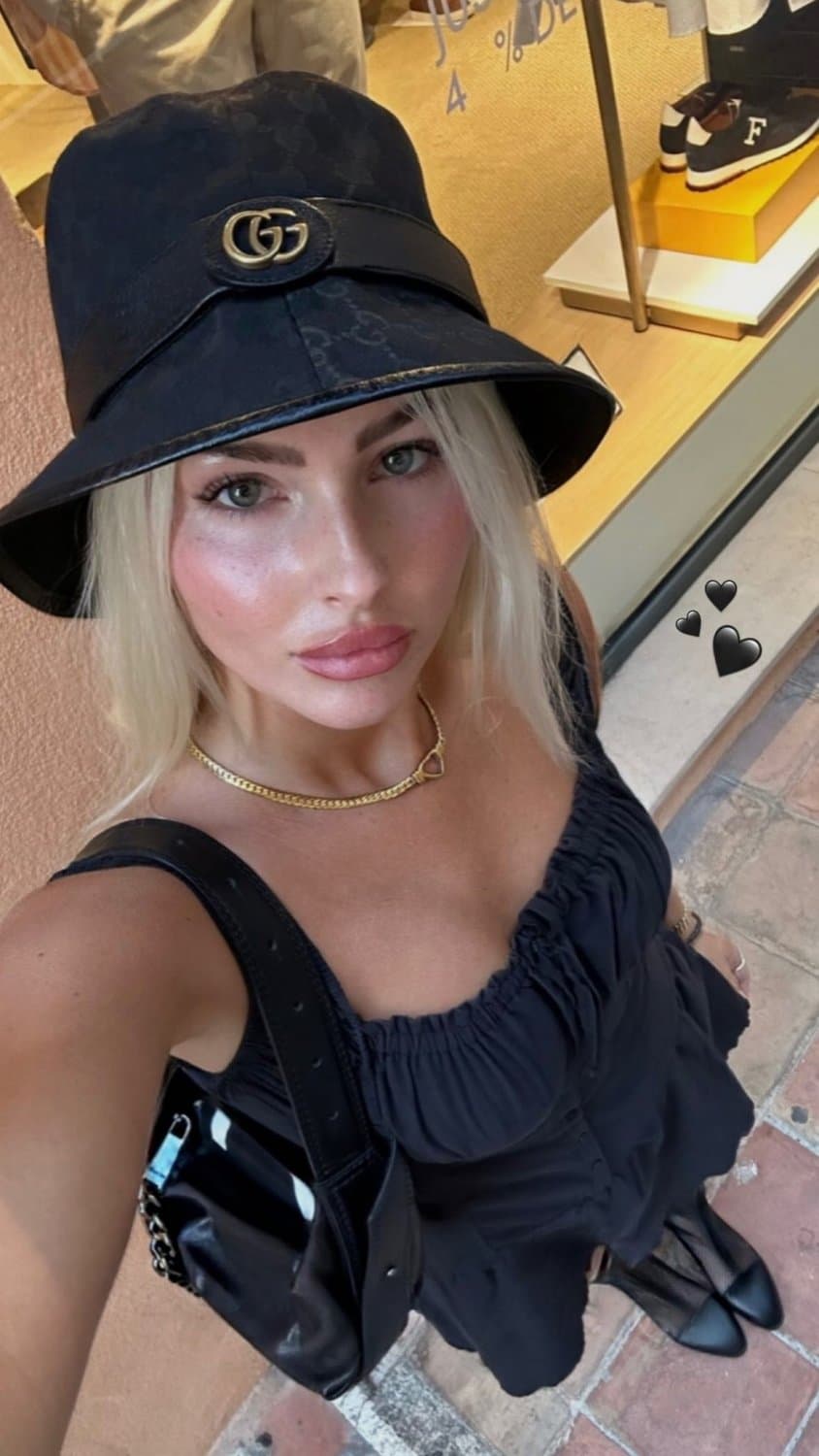 Innocent Blonde bombshell Caroline in desperate need of a cock