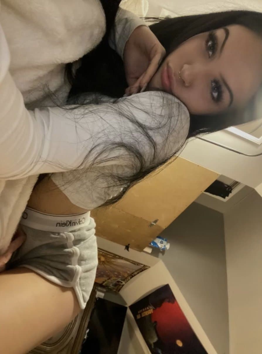 Finnish teen slut showing her calvin klein thongs