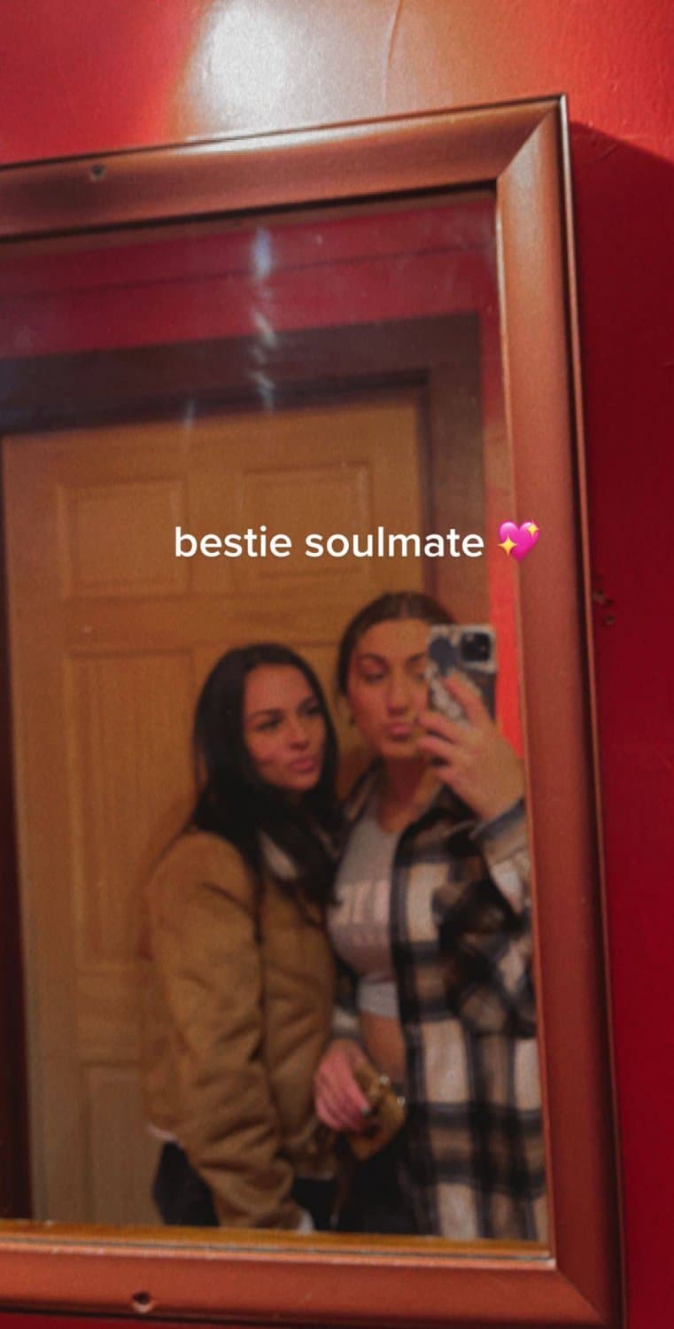 Caught my cousin holding her fat titties around my buddies big dick in this black swimsuit