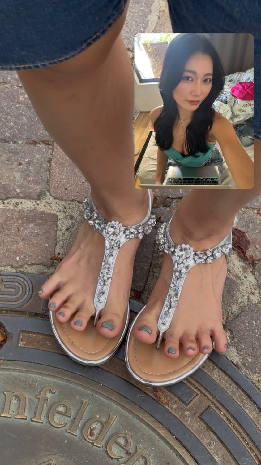 Young Japanese Slut shows Feet and loves Indian Men fucks Indian Guy