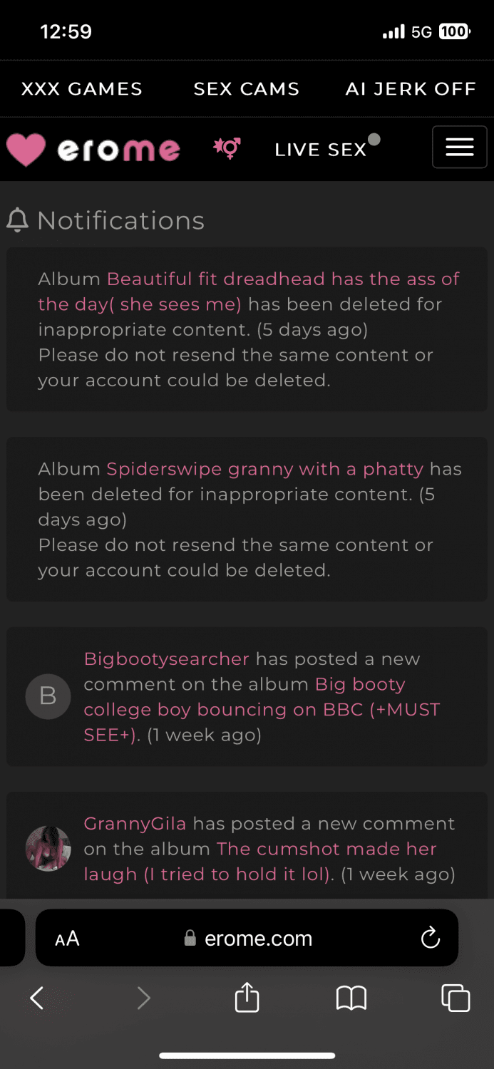 So are people reporting my vids or my vids outta guidelines?