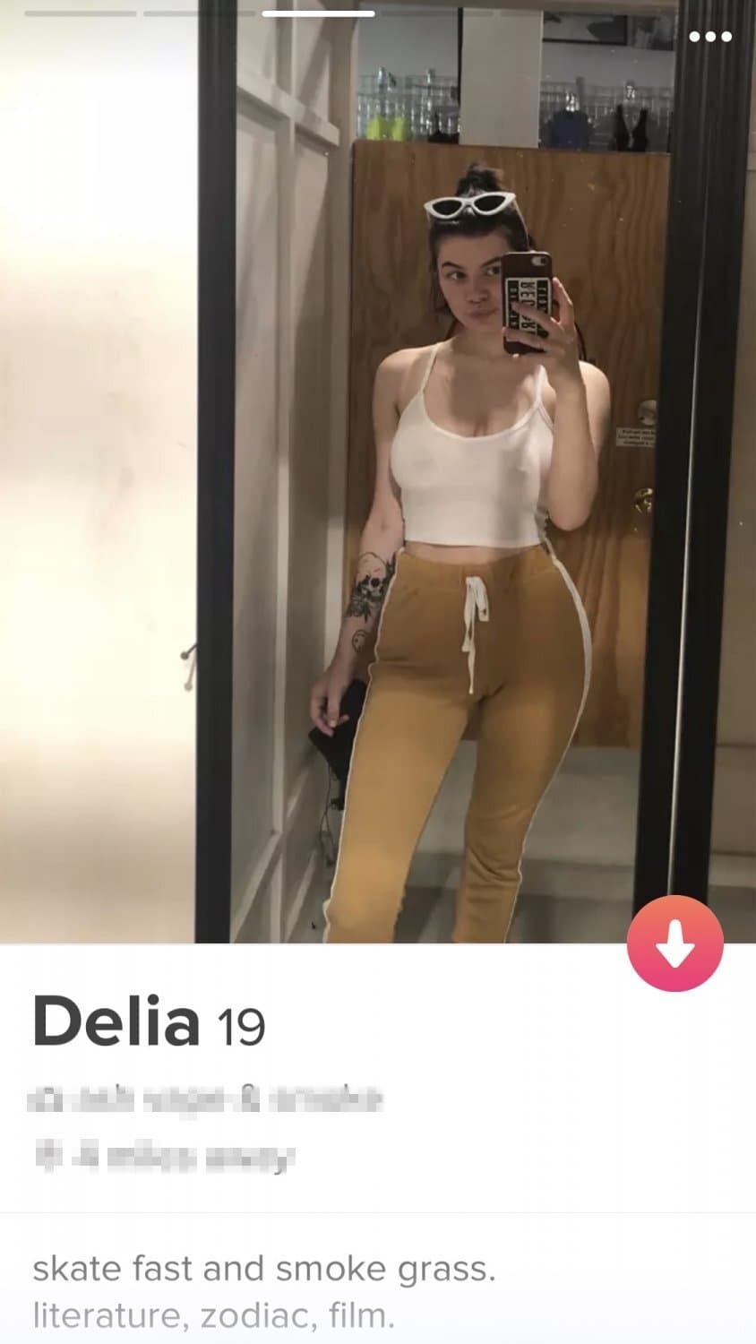 She Wore A See Through Shirt On Her Tinder Profile