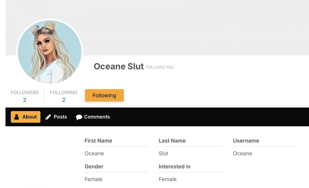 my master asked me to give up my slutboard account as punishment