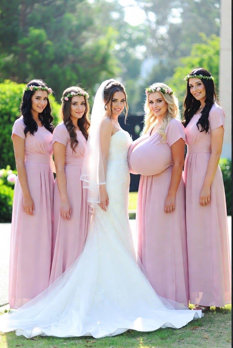 Upstaging the bride (realistic)