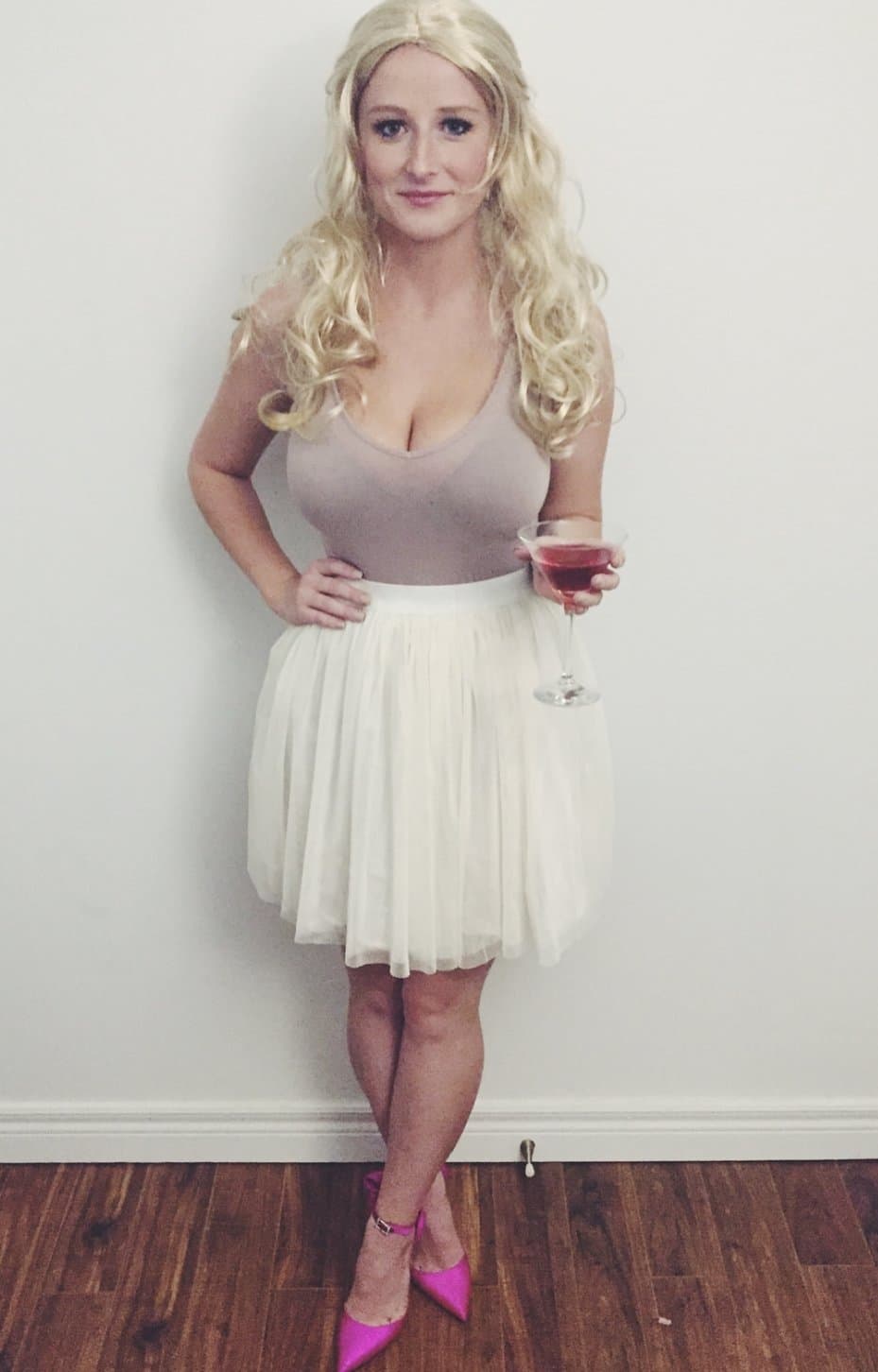 Fuck me. Even a bra can’t hold up those hangers. Saggy milkers