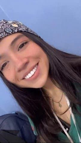 Huge beautiful smile while fucking missionary for Honduras Latina MD. AI deepfake