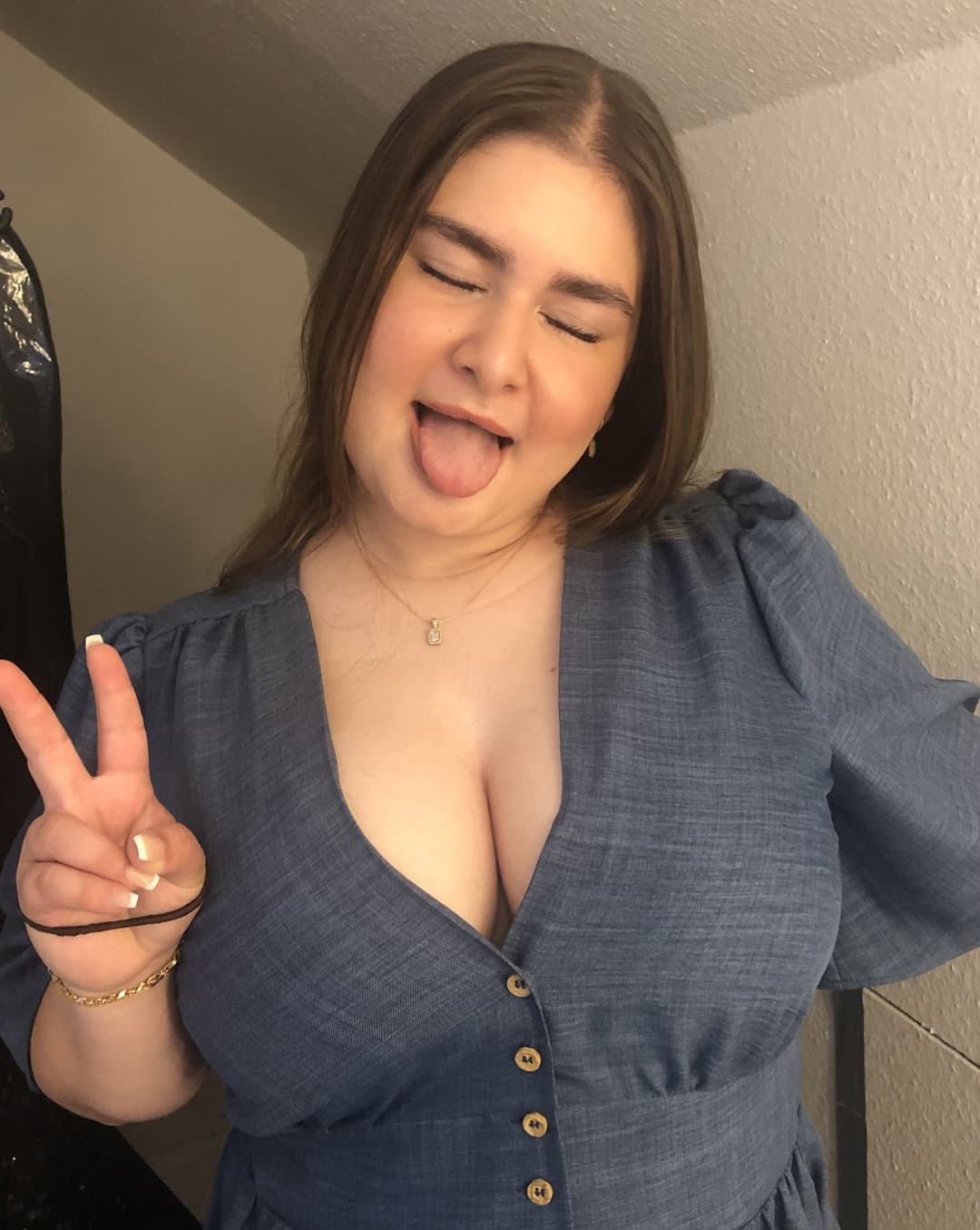 Chubby teen