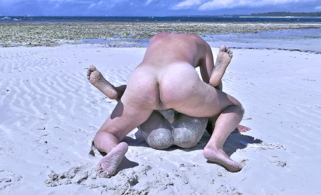 Beach Fucking with Pornstars Namica Noir and Jason Cane