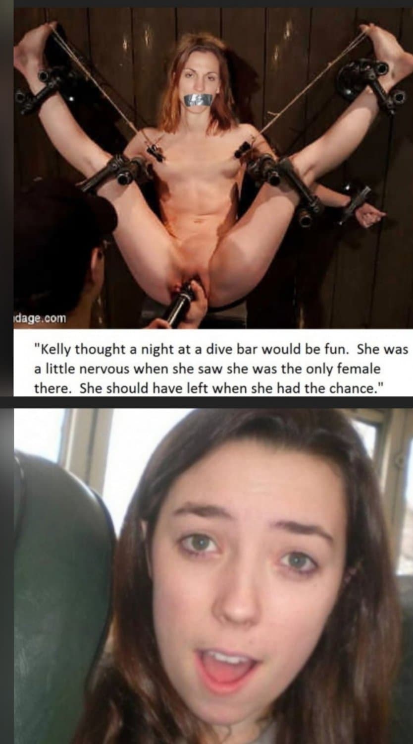 SLAVE GIRL "CARA THE CUNT"IN BONDAGE!