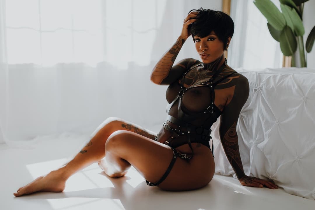 Tatted black beauty boudoir