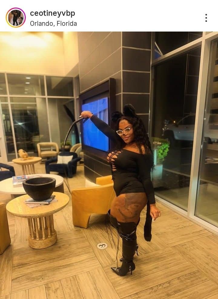 West Orlando Florida ebony bbw & Nail tech tiney sucking dick and taking backshots leaked