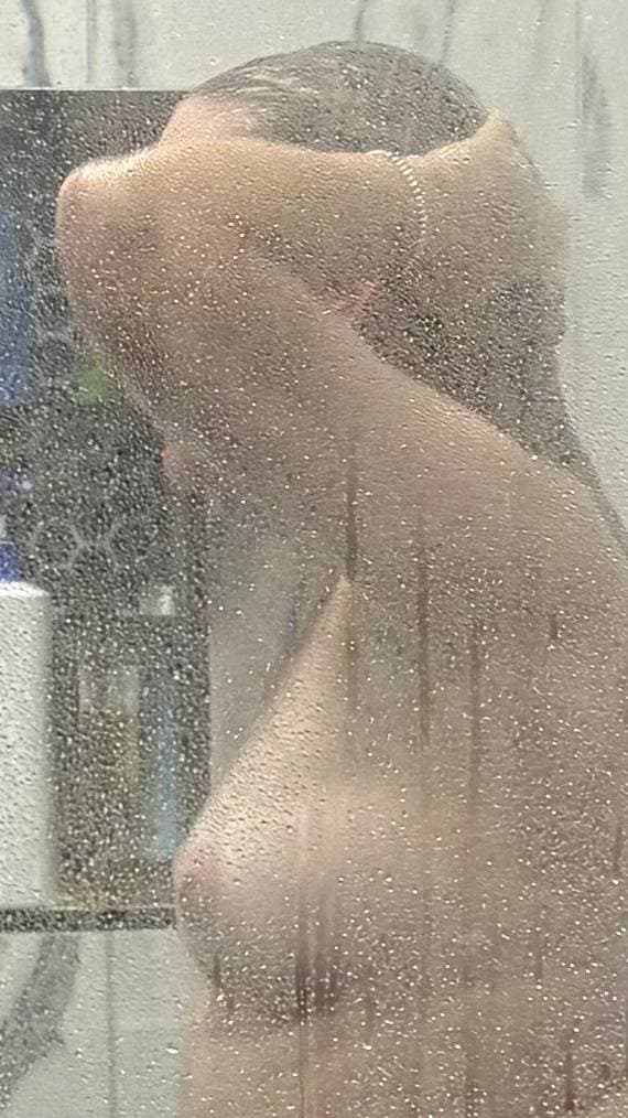 Check out the new shower vs the old shower!