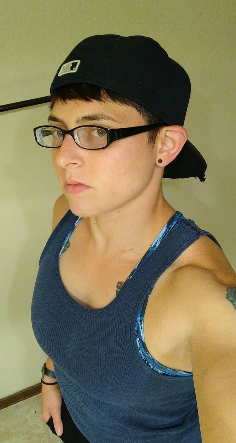 Latina White Mix Dyke Stud Tomboy