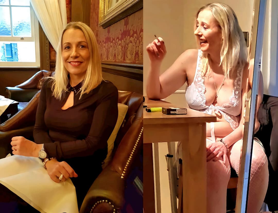 Mature Pretty UK Blonde Slut With Big Saggy Tits