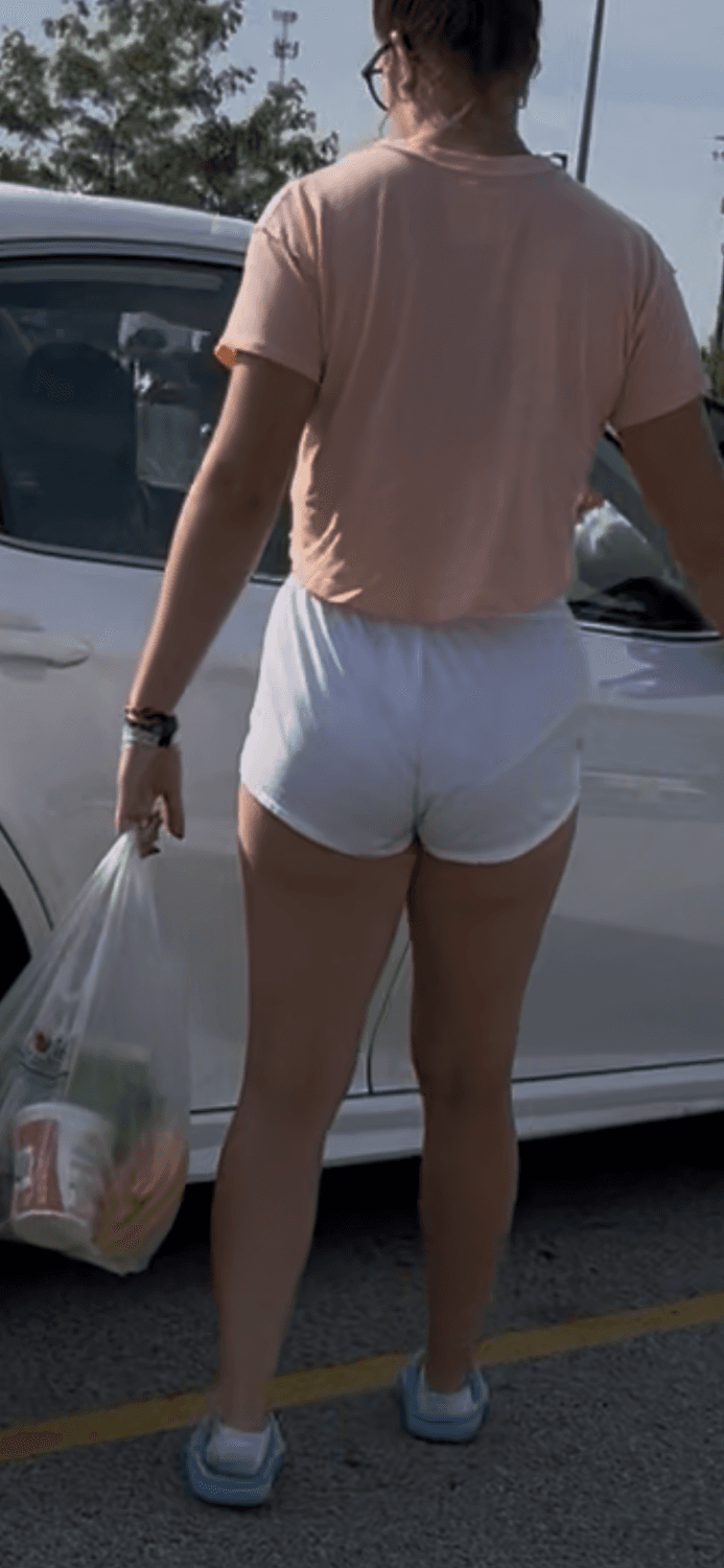 Had to cap this ass in those white shorts with VP wedgie 2025-07-20