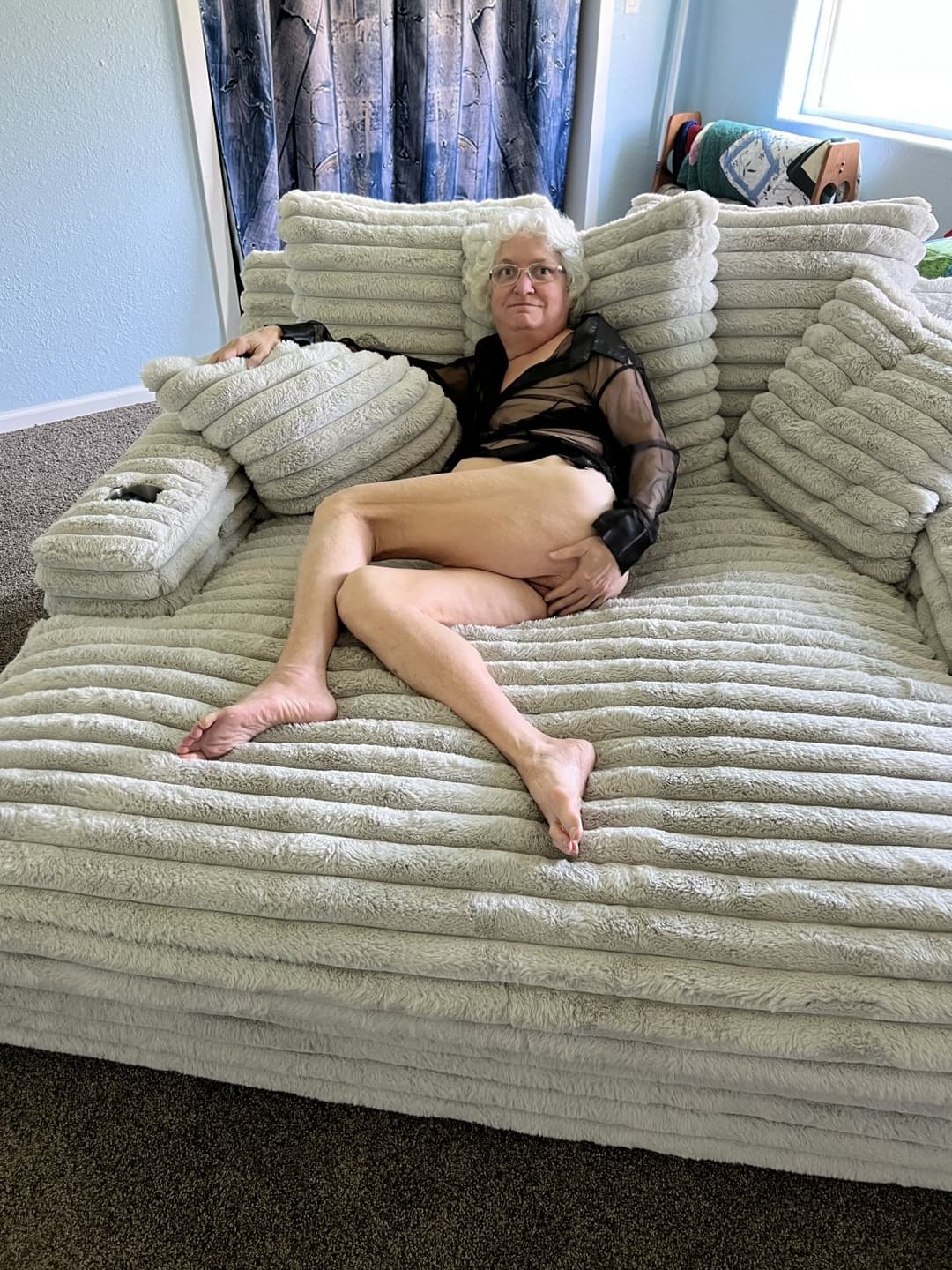 Grann D wears see through!