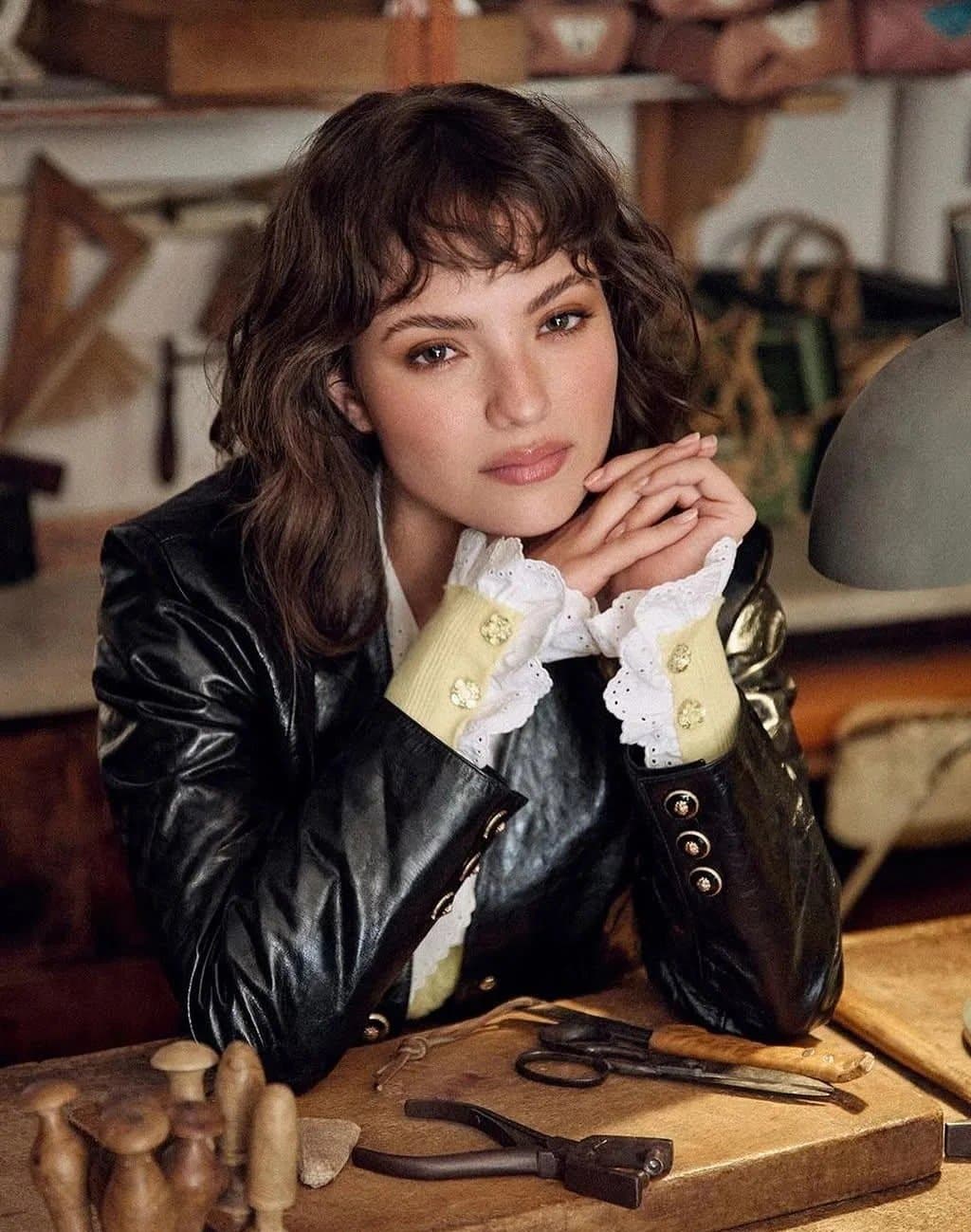 Sultry spanish actress Gabriela Andrada has sexy eyes and a perfect hourglass figure