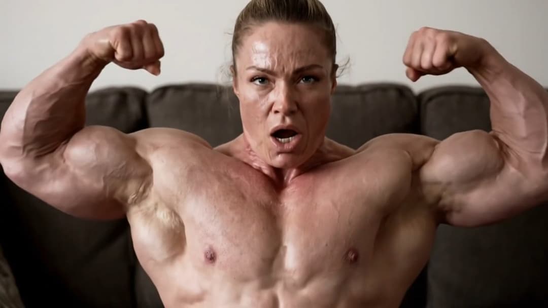 Hypertrophic muscular nudism