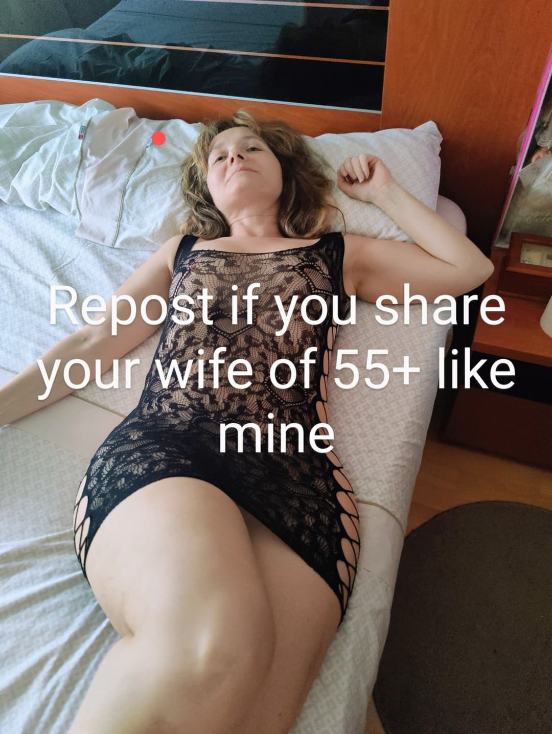 Repost if you share your wife. Look if you wife or ex is here